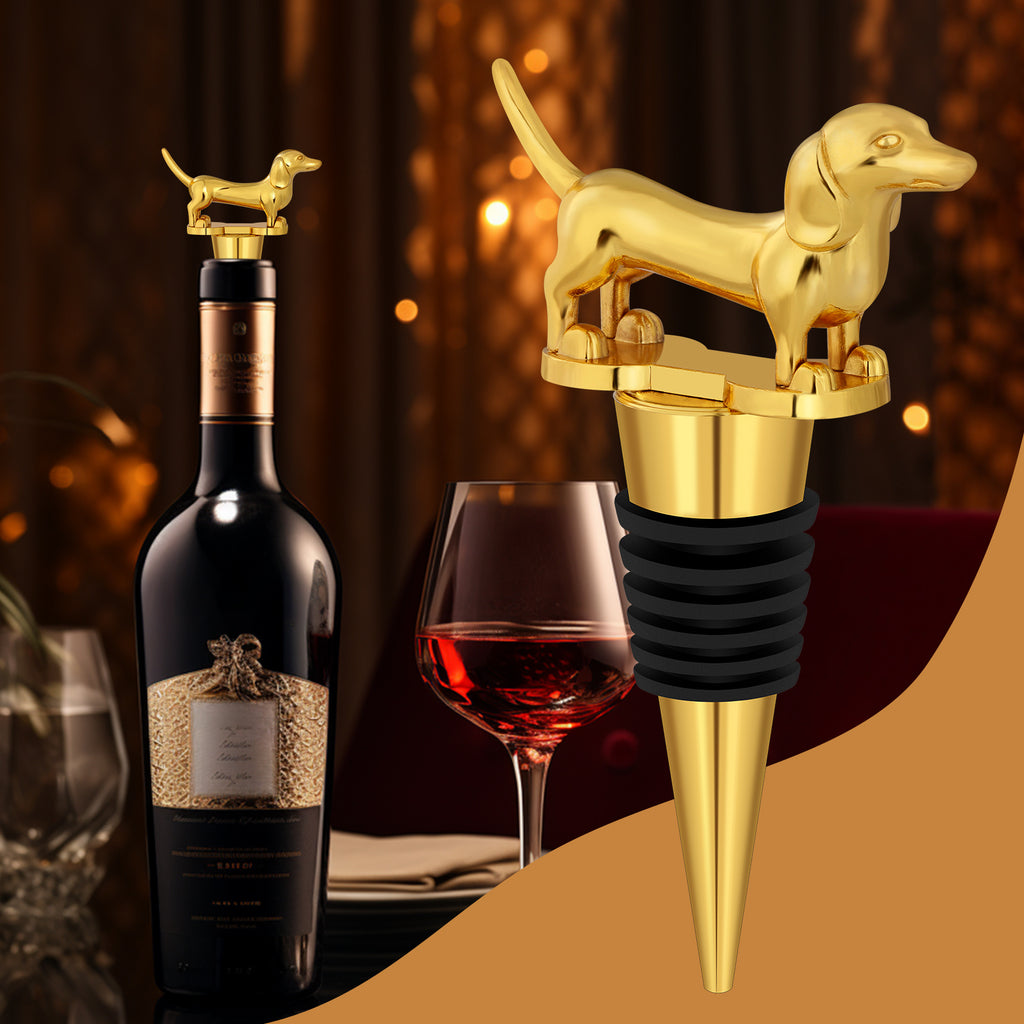 Dachshund Dog Wine & Champagne Stopper – Fun Gift for Pet Lovers
