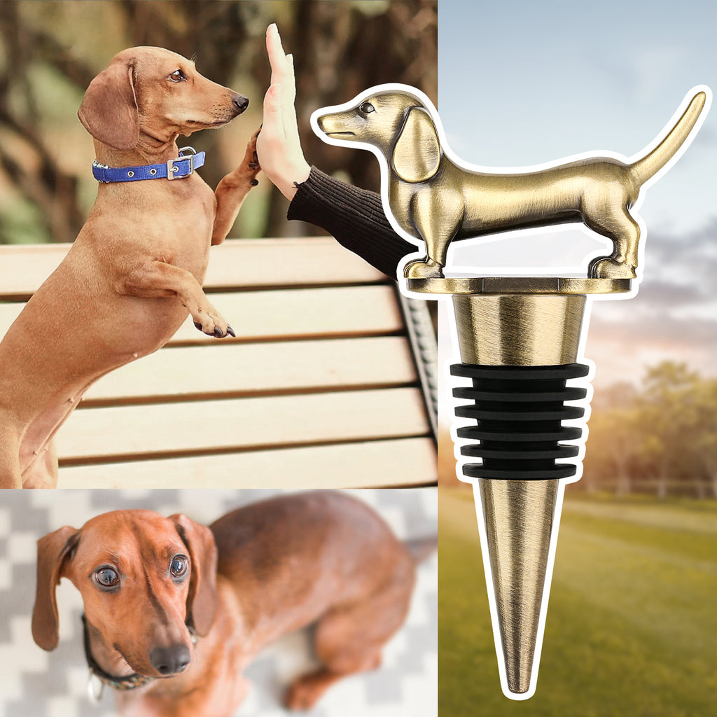 Dachshund Dog Wine & Champagne Stopper – Fun Gift for Pet Lovers